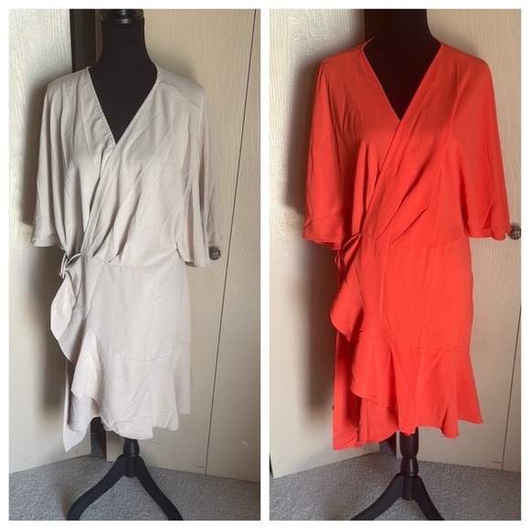 TWO Elegant Wrap Dresses! - Picture 1 of 8